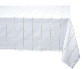 The white linen tablecloth is particularly popular, as it exudes a timeless and clean aesthetic. It can be used for weddings, banquets, or upscale dinners.