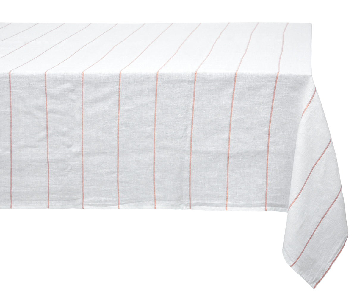These tablecloths capture the essence of farmhouse decor with their charming and textured linen fabric. 