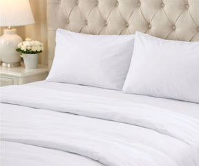 white cotton king size pillow cases set of 2 luxury hotel quality breathable pillow covers