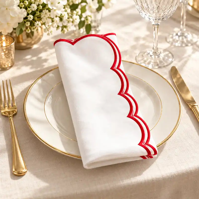Scalloped Napkins