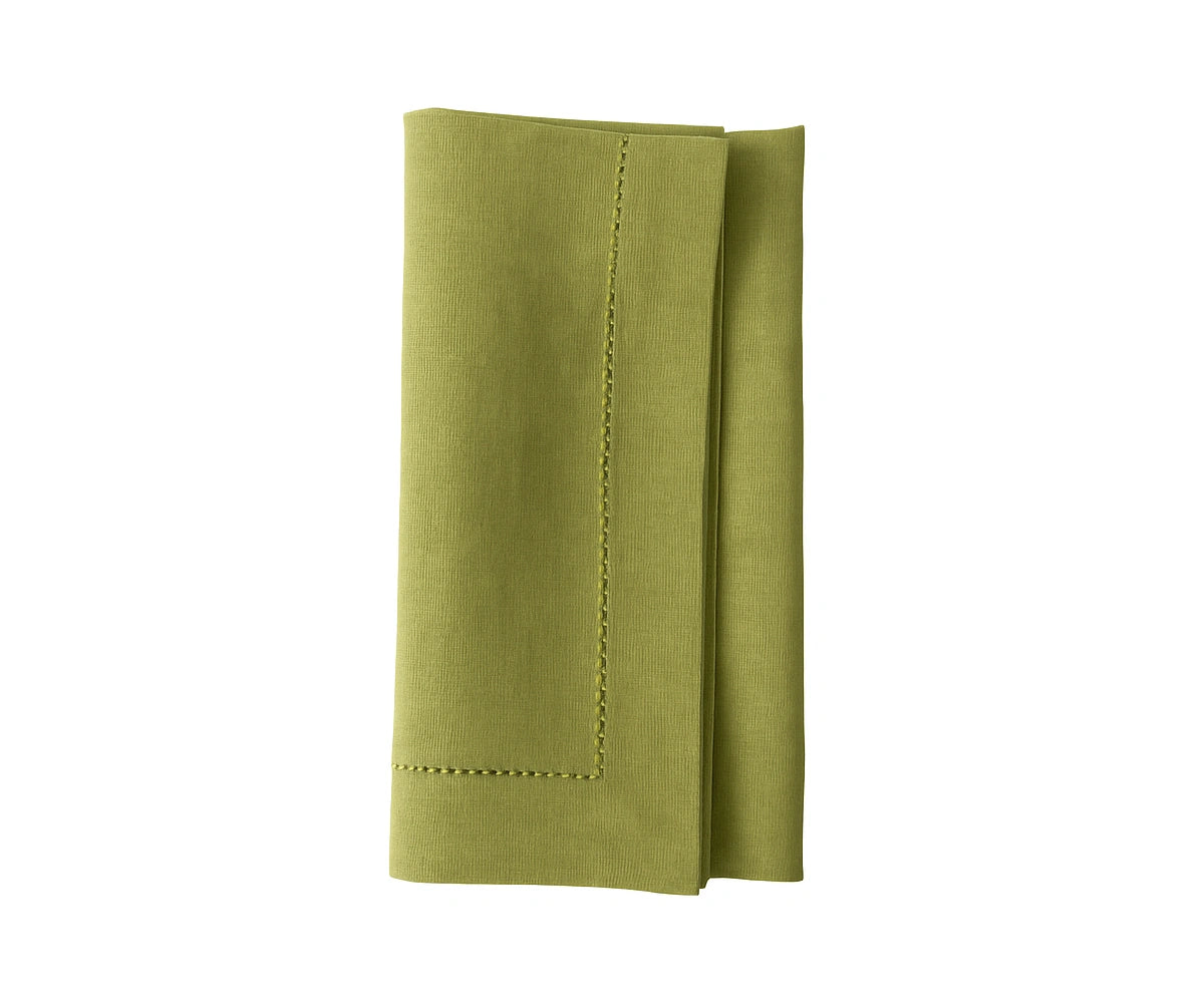 Avocado linen napkin crafted from 100% linen – perfect for weddings, farmhouse dining, and festive gatherings.