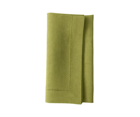 Avocado linen napkin crafted from 100% linen – perfect for weddings, farmhouse dining, and festive gatherings.