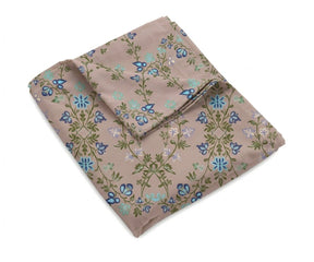 earth tone floral linen bedding set luxury breathable linen sheet set queen king size