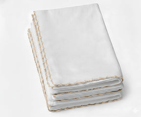 Embroidered cotton table napkin for elegant dining décor