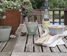 Coordinated sets of cotton kitchen towels for your home.