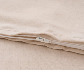 Cozy and stylish best couch cushion covers in natural cotton-linen blend