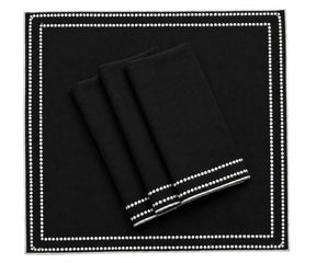 Soft cotton napkins with delicate embroidery for modern table décor
