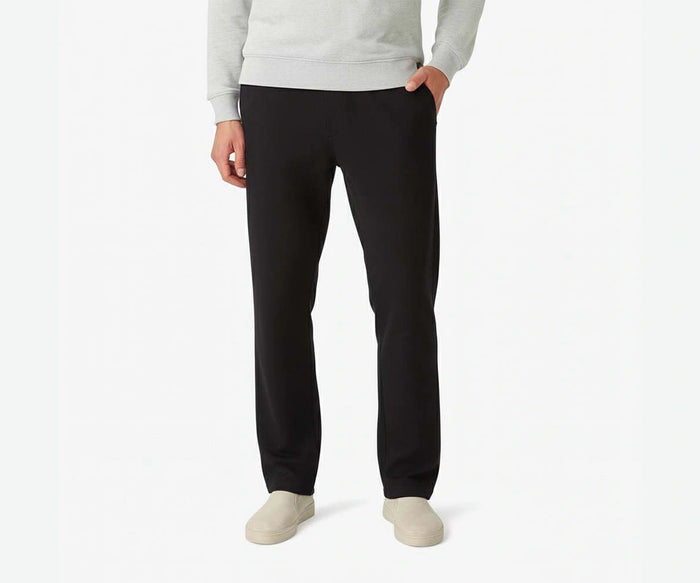 Men's black cotton pants classic look casual breathable comfortable fit