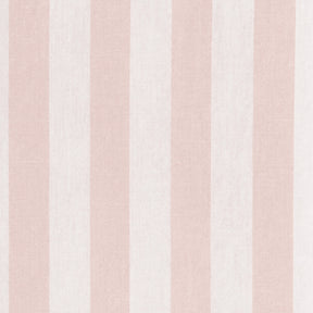 Blush striped cotton curtains with vertical cabana stripes for bedroom windows
