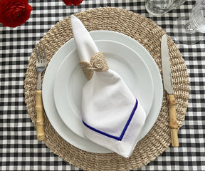 Six Cotton Napkins - Soft and Sustainable Dining Essentials.