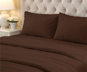 brown cotton king size pillow cases soft breathable cotton pillow covers for cozy bedroom decor