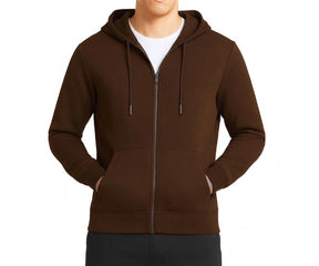 Men’s cotton hoodie featuring a classic hooded design, soft natural fabric, and relaxed fit for all-day use