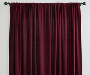 Burgundy linen window curtains made from 100% pure linen, elegant linen curtains for living room windows, breathable lightweight drapes for modern home decor
