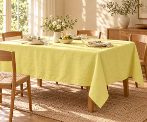 Butter Yellow Tablecloth