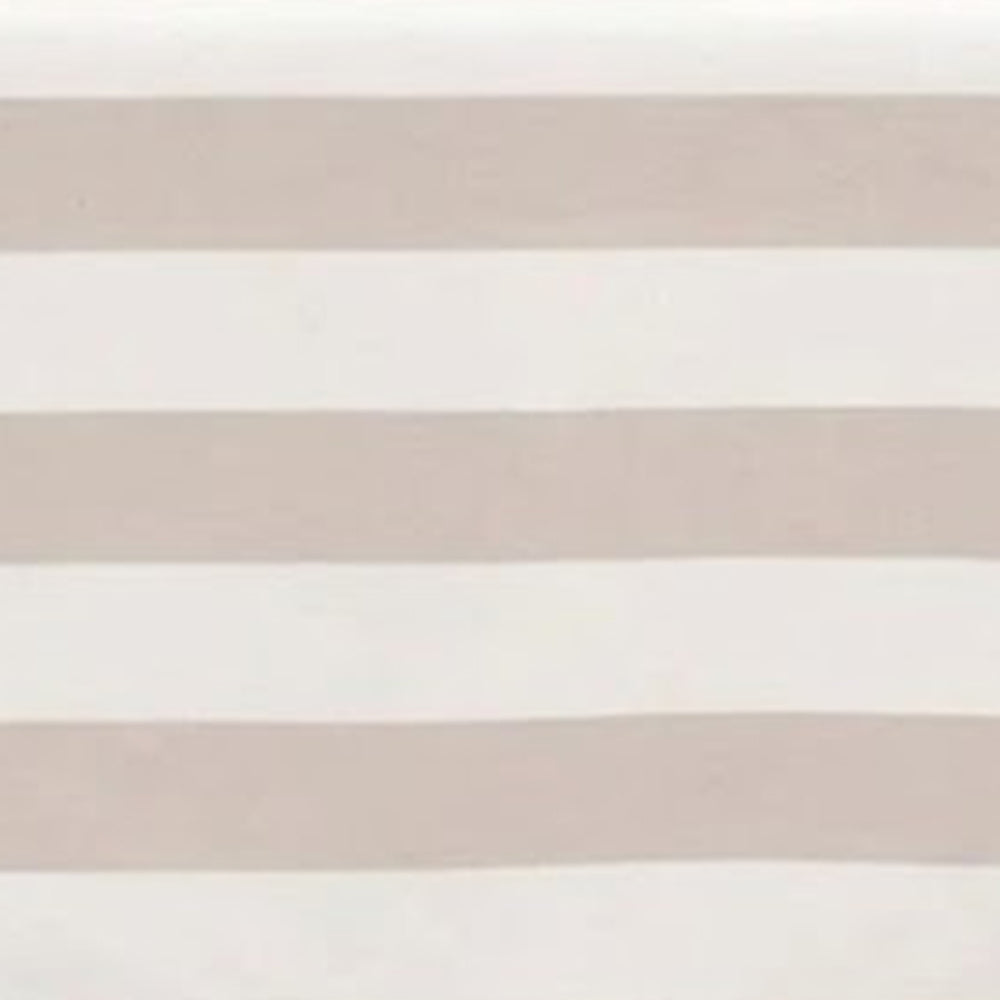Light blush striped cotton linen tablecloth, breathable reusable rectangle table cover for chic coastal and modern decor