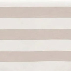 Light blush striped cotton linen tablecloth, breathable reusable rectangle table cover for chic coastal and modern decor