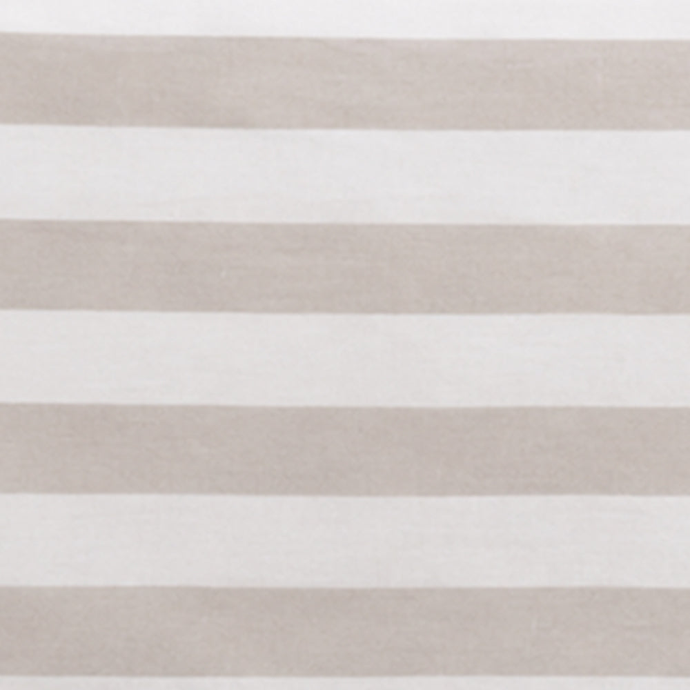 Elegant rectangle table linen with breathable cotton linen fabric and classic striped pattern for everyday dining
