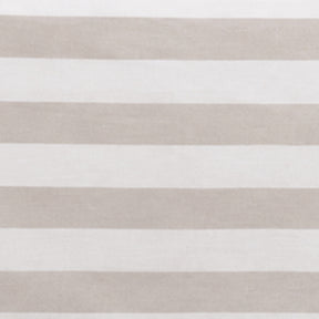 Elegant rectangle table linen with breathable cotton linen fabric and classic striped pattern for everyday dining