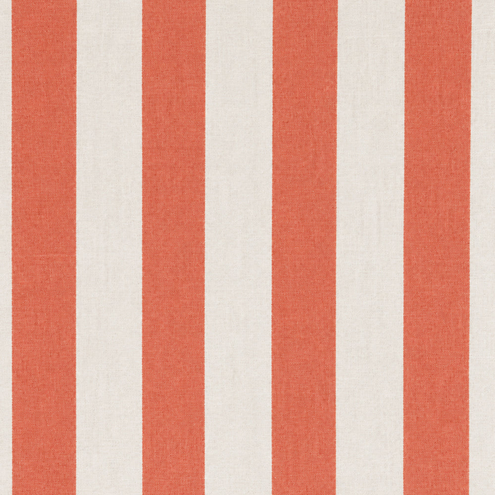 Orange vertical stripe curtains made from 100% cotton, colorful farmhouse window panels
