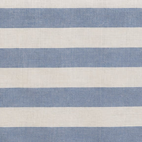 Striped round tablecloth for indoor and outdoor dining