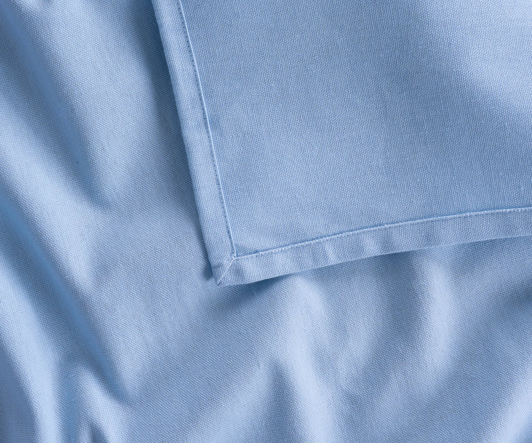 Versatile light blue tablecloth for home restaurant and special gatherings