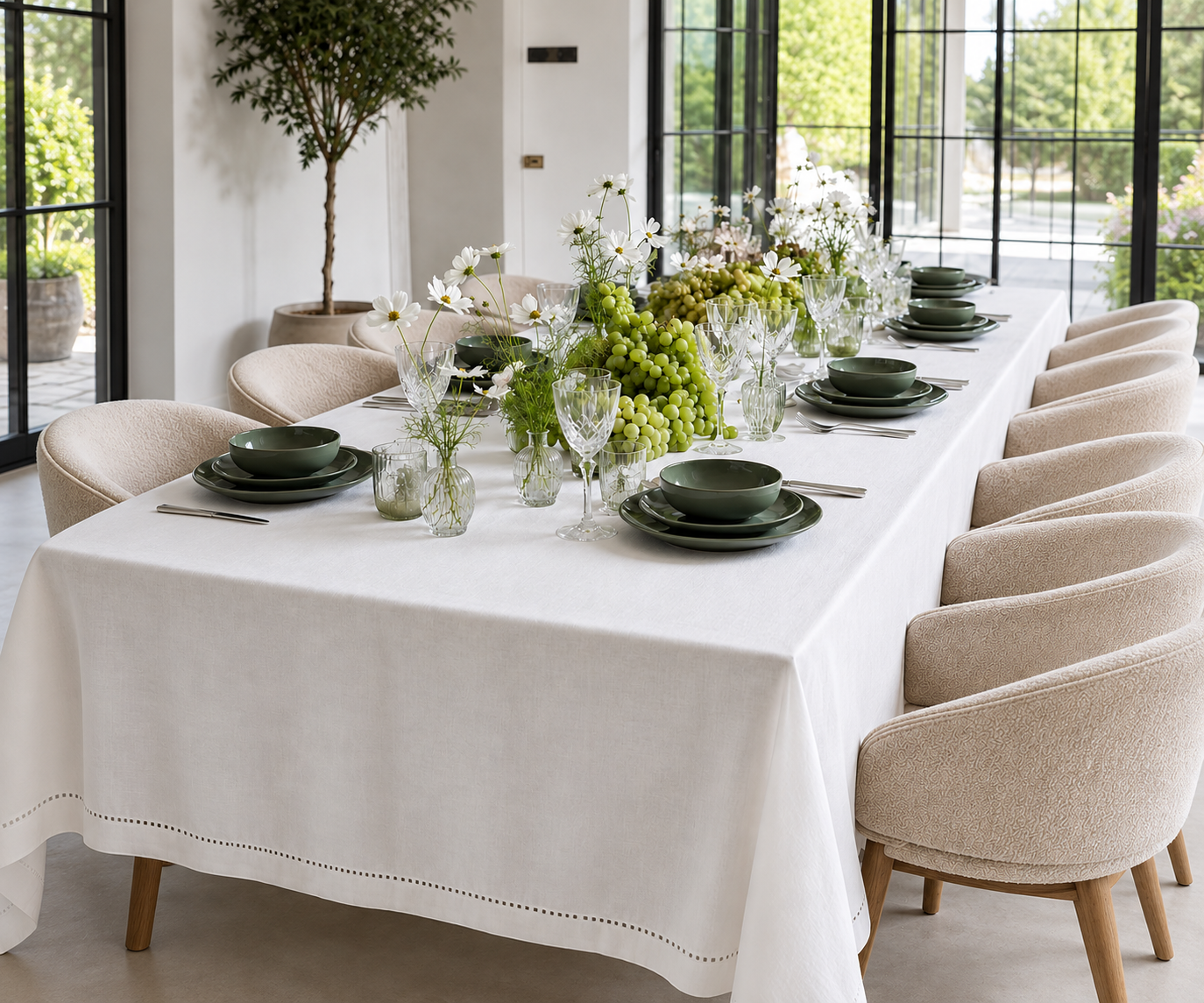White Tablecloth
