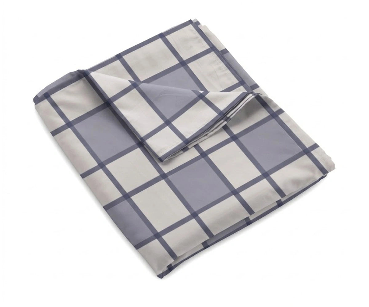plaid linen bed sheets soft washed linen bedding set minimalist bedroom style