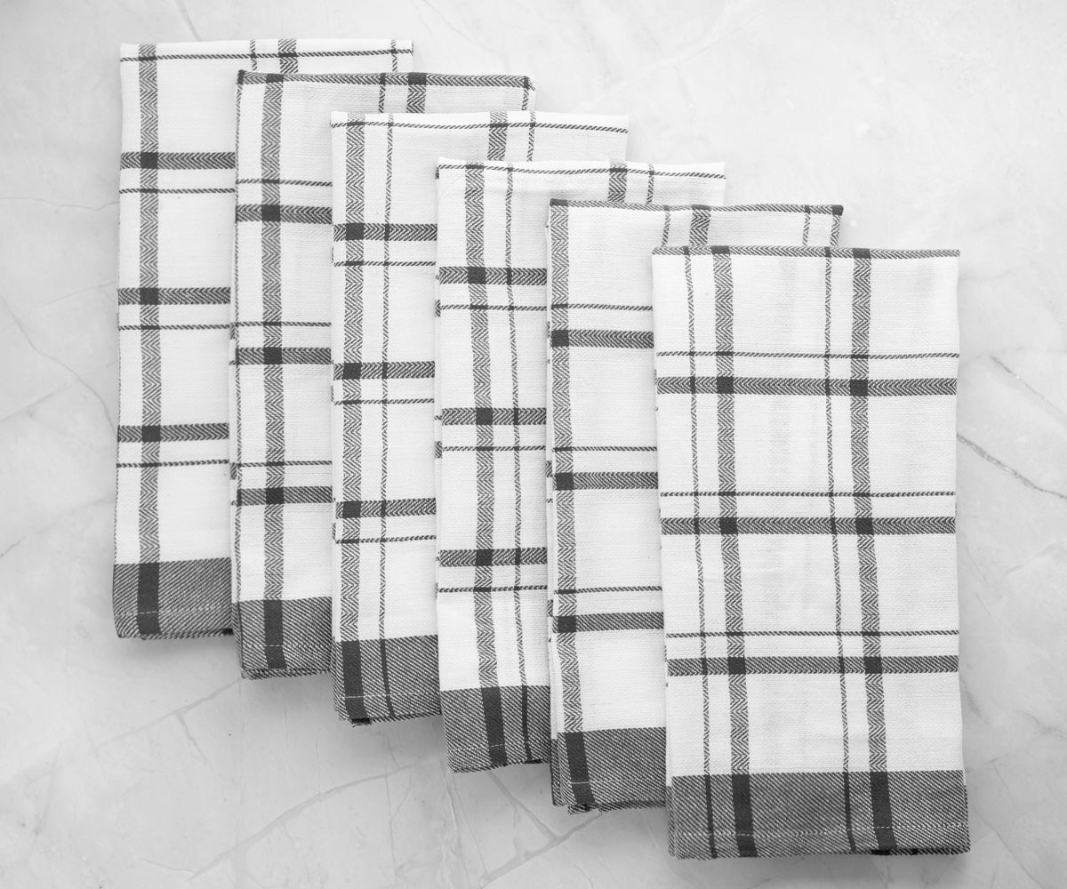 Classic kitchen tea towels for drying dishes and hands with ease.