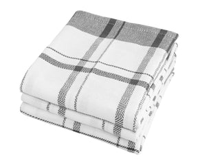 Holiday-inspired cotton kitchen towels perfect for adding a festive touch to your home.