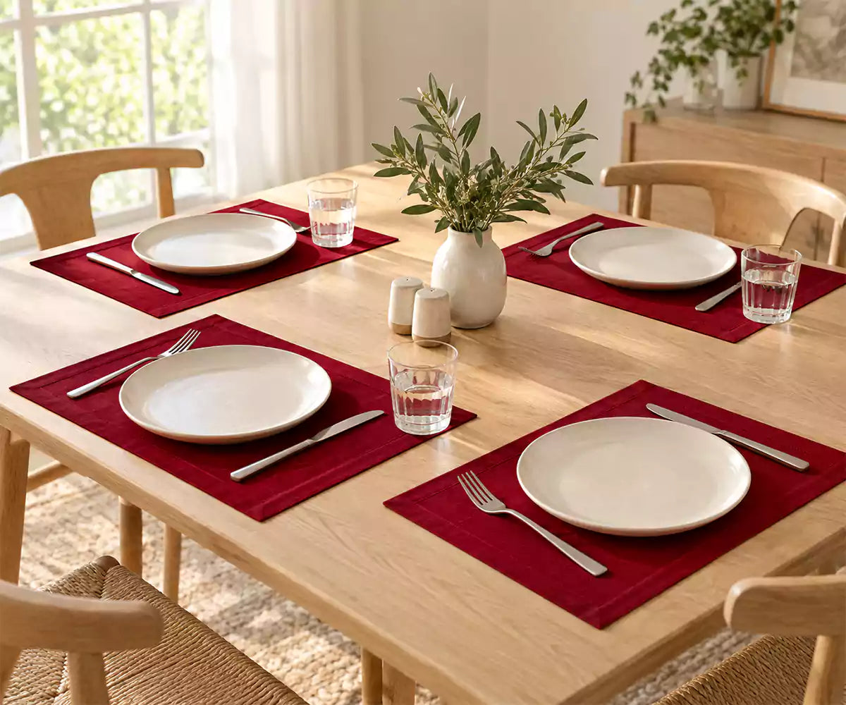 Cherry Red Placemats