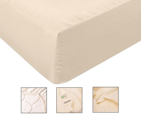 Fitted king sheet cotton designed to provide a cozy and comfortable sleep experience.
