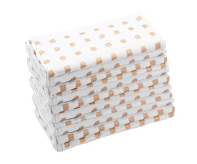 white napkins wedding are generous size ensures that diners have enough fabric to comfortably wipe.