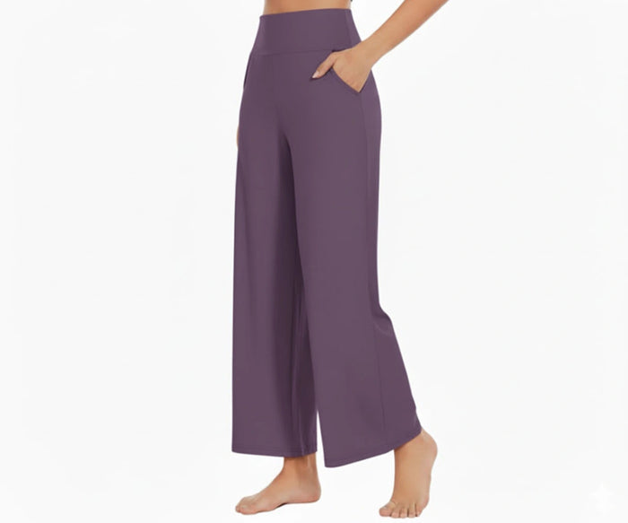 Purple pants for women featuring a comfortable fit, stylish design, and versatile look, perfect for casual wear, lounging, or everyday outfits.