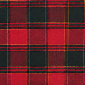 Round cotton tablecloth in classic plaid, tartan, buffalo check, and windowpane designs, ideal for everyday dining, Christmas table settings, and rustic décor.
