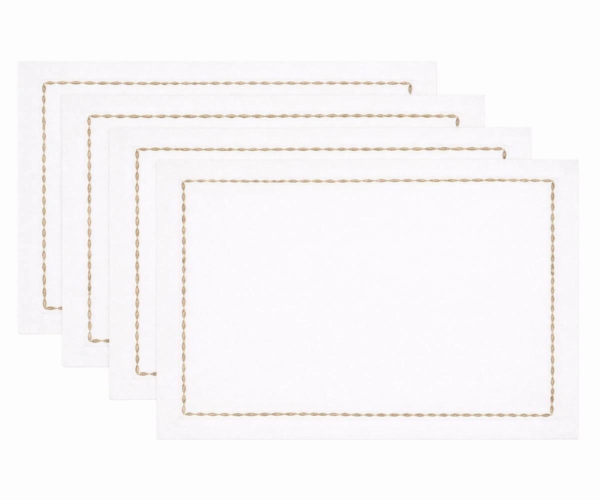 Rectangle Placemats - Embroidered