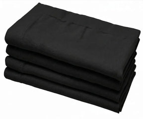 Premium cotton and linen napkins in ivory and neutral shades for sophisticated table décor