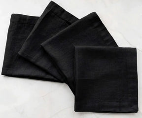 Luxury cloth napkins made from cotton linen blend for restaurants, catering, and special occasions