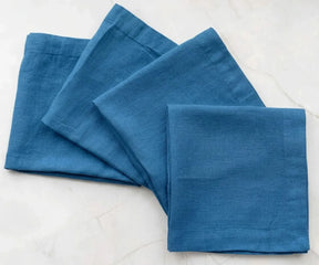 Elegant plain fabric napkins crafted from cotton and linen for timeless table styling