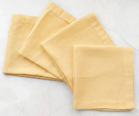 Durable reusable cloth napkins with natural linen texture for everyday dining and entertaining