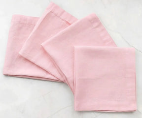 Eco-friendly reusable dining napkins crafted from a premium cotton and linen fabric blend