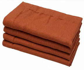 Premium reusable table napkins with linen-inspired texture for upscale dining presentations