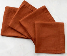 Elegant event napkins in cotton linen fabric ideal for wedding receptions and celebrations