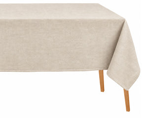 Natural cotton linen blend rectangular tablecloth Farmhouse linen tablecloth for dining table