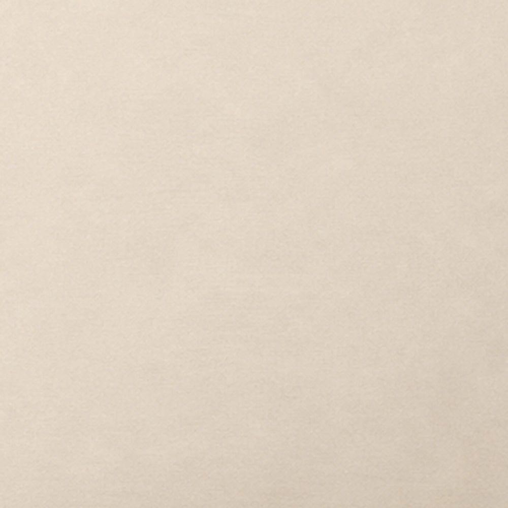 A close-up of a solid, warm off-beige fabric texture with a subtle linen-like weave.