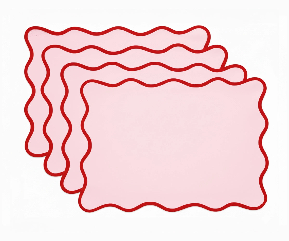 Cotton-Scalloped Placemats