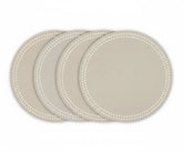 natural round placemats for kitchen and dining table styling – eco-friendly cotton table mats.