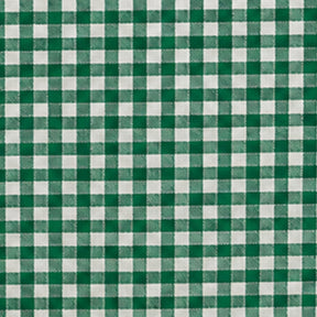 Green white checked cotton tablecloth, small gingham-style rectangular table cover for kitchen dining tables, farmhouse and country home décor