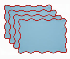 Cotton-Scalloped Placemats
