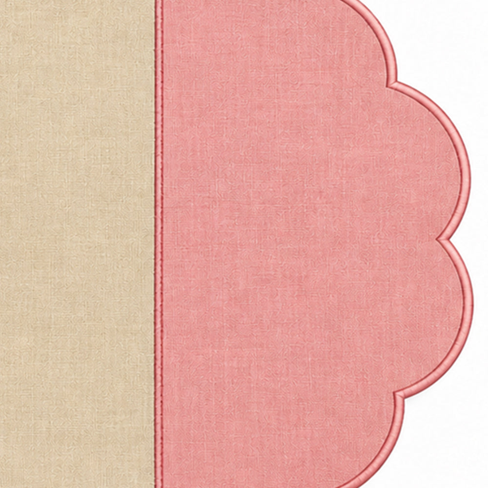 Cotton Scalloped Edge Table Mats