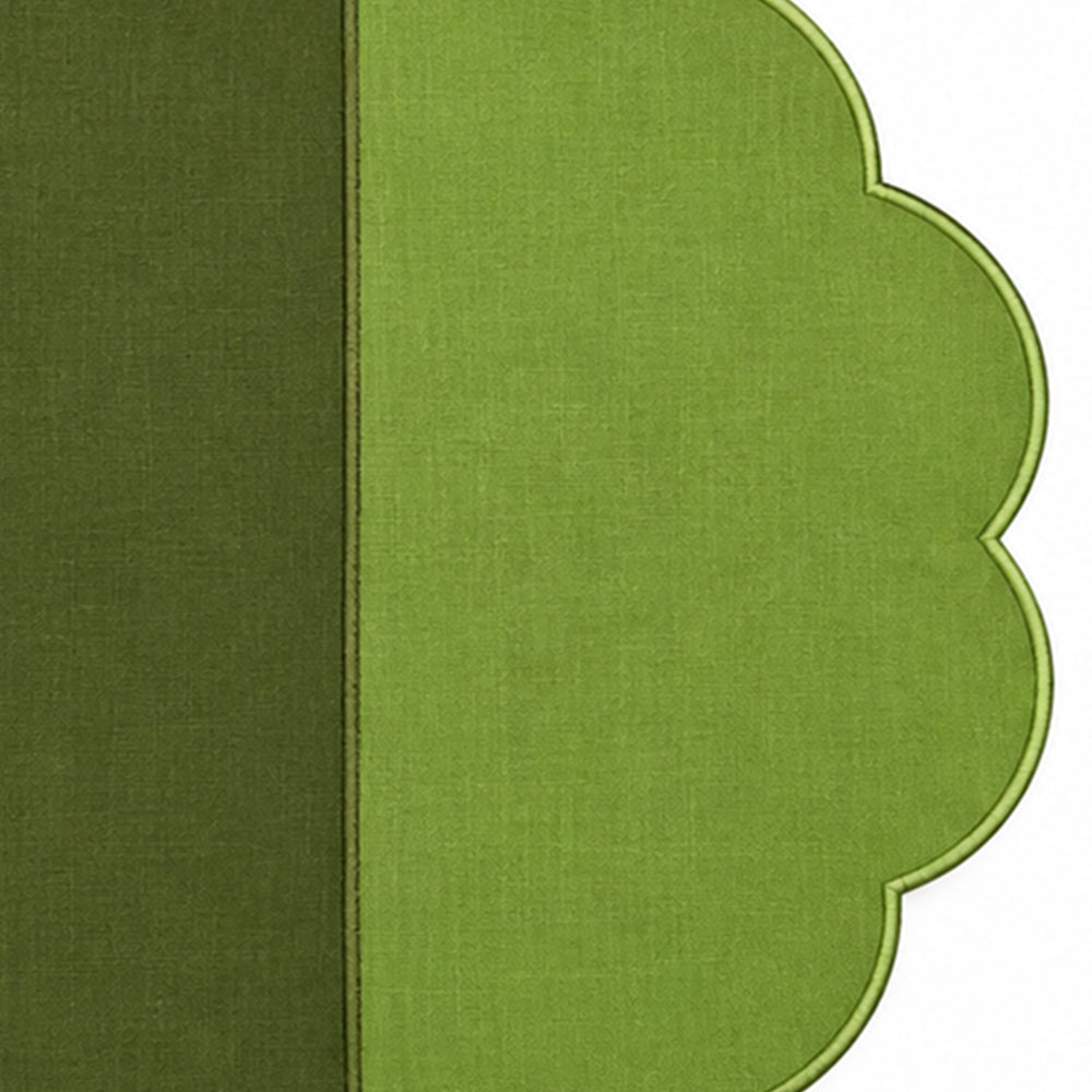 Cotton Scalloped Edge Table Mats